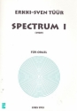 Spectrum 1 fr Orgel
