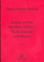 Sonate D-Dur fr Flte (Oboe), Viola d'amore und Bc