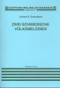 2 schwedische Volksmelodien fr Streichorchester Studienpartitur