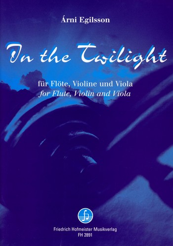 In the Twilight fr Flte, Violine und Viola Partitur und Stimmen