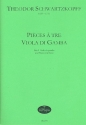 Pices a tre Viola da Gamba  Partitur und Stimmen