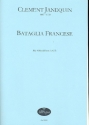 Bataglia francese fr 4 Instrumente Partitur und Stimmen nach Angelo Gardano