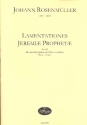 Lamentations Jeremiae Prophetae Band 1 fr Bass (Tenor) und Bc.