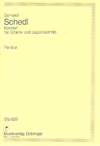 Konzert: fr Gitarre und Jazzensemble Partitur