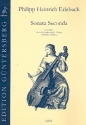 Sonata seconda fr Violine, Viola da gamba (Violine 2) und Bc Partitur und Stimmen