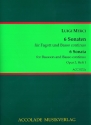 6 Sonaten op.3 Band 1 (Nr.1-3) fr Fagott und Bc