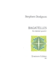Bagatelles for 4 clarinets score and parts