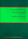 Trio g-Moll Nr.11 fr 3 Fagotte Partitur und Stimmen