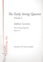 3 String Quartets op.44 score and parts