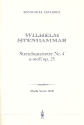 Streichquartett a-Moll Nr.4 op.25 Studienpartitur