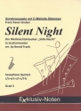 Silent Night fr 5 Saxophone (mit C-Melody-Saxophon) Partitur und Stimmen