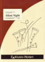 Silent Night fr 2 Trompeten, Horn, Posaune und Tuba Partitur und Stimmen