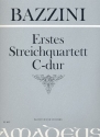 Erstes Streichquartett C-dur fr 2 Violinen/Viola/Violoncello Partitur und Stimmen