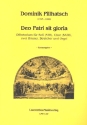 Deo Patri sit gloria fr Soli, gem Chor, 2 Hrner, Streicher und Orgel Partitur