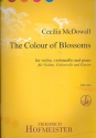 The Color of Blossoms fr Violine, Violoncello und Klavier Stimmen