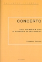 Concerto pour vibraphone et ensemble de percussions partition et parties