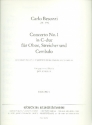 Konzert C-Dur Nr.1 fr Oboe, Streicher und Cembalo Violine 1