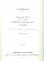 Konzert C-Dur Nr.1 fr Oboe, Streicher und Cembalo Violine 2