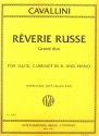 Reverie Russe for flute, clarinet and piano score and parts