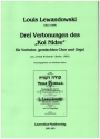 3 Vertonungen des 'Kol Nidrei' fr Vorbeter, gem Chor und Orgel Partitur (dt)