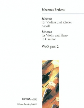 Scherzo c-Moll WoO post.2 für Violine und Klavier