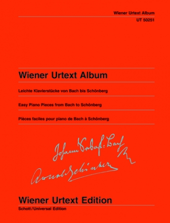 Wiener Urtext Album - Leichte Klavierstücke von Bach bis Schönberg für Klavier