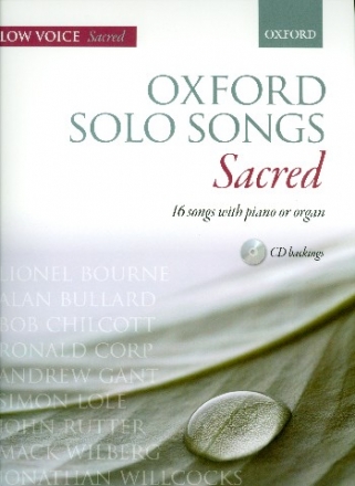 Oxford Solo Songs Sacred (+Online Audio) for low voice and piano (organ)