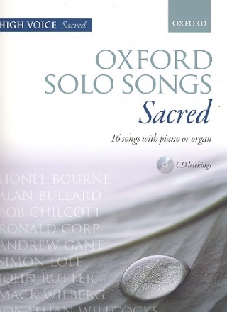 Oxford Solo Songs - sacred (+CD) for high voice and piano (organ)