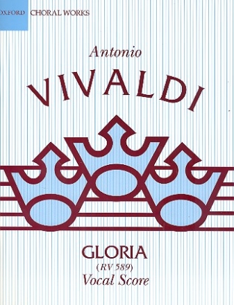 Gloria RV589 for mixed chorus and orchestra vocal score