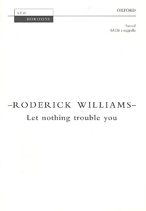 Let Nothing trouble You for mixed chorus, orchestra and organ vocal score