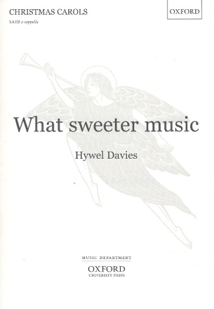 What sweeter Music for mixed chorus a cappella score