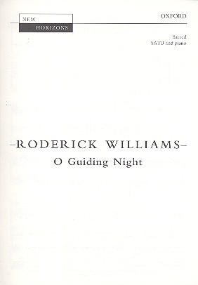 O guiding Night for mixed chorus and piano score