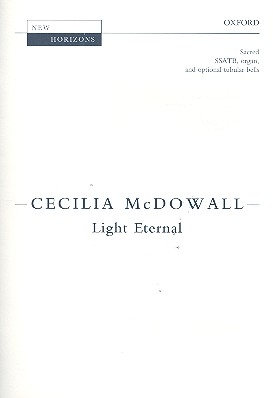 Light eternal for mixed chorus and organ (tubular bells ad lib) score