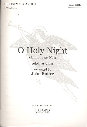 O Holy Night for mixed chorus and organ score