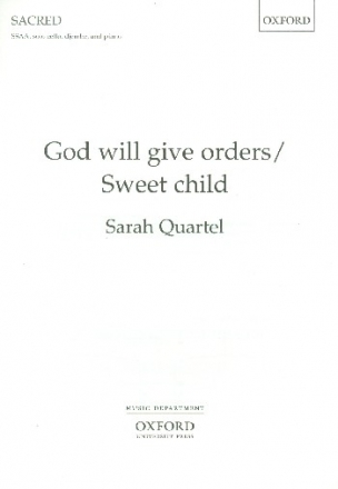 God will give Orders - Sweet Child for female chorus, cello, djembe and piano score