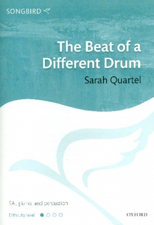 The Beat of a different Drum for female chorus, piano and percussion score