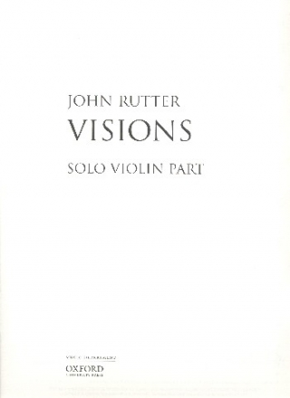 Visions for upper-voice chorus, violin, harp and strings (organ) violin