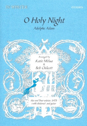 O holy Night for alto, tenor, mixed chorus and guitar score (en)