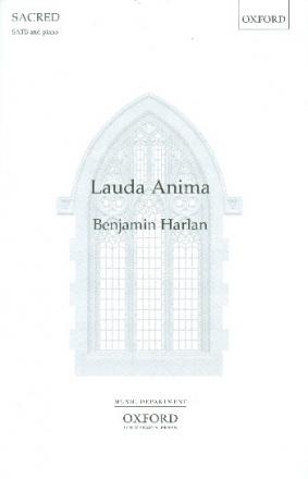 Lauda anima for mixed chorus and piano score