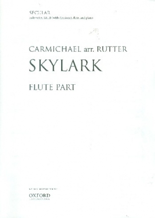 Skylark for soloist, mixed chorus flute and piano flute part