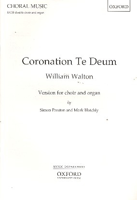 Coronation Te Deum for mixed chorus and organ score