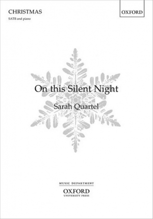 On this Silent Night for mixed choir and piano choral score