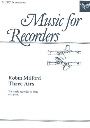 3 Airs for treble recorder (flute) and piano