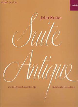 Suite Antique for flute, harpsichord and strings for flute and piano