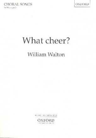 What cheer for mixed chorus a cappella score
