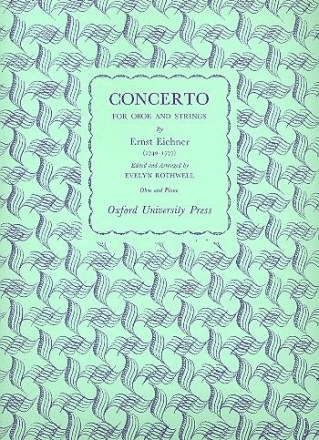Concerto in c Major for oboe and strings Edition Oboe/Piano