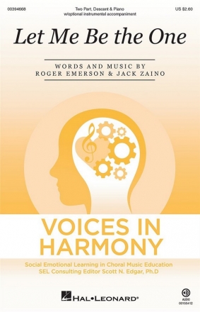 Jack Zaino, Let Me Be The One SA Choral Score