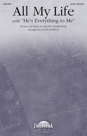 Ralph Carmichael, All My Life SATB Chorpartitur