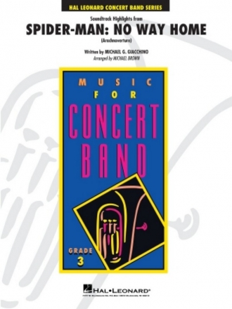 Michael Giacchino, Spider-Man: No Way Home, Soundtrack Highlights Concert Band/Harmonie Partitur