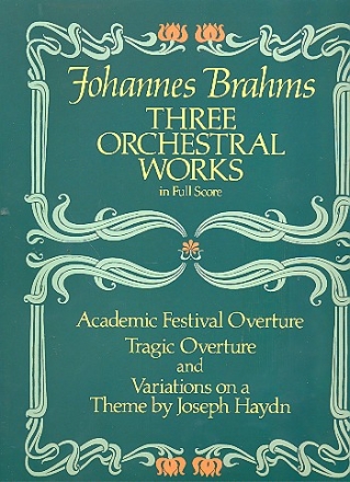 3 Orchestral Works score 